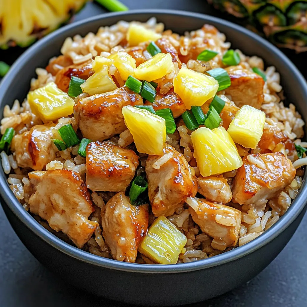 Poulet à l'ananas
