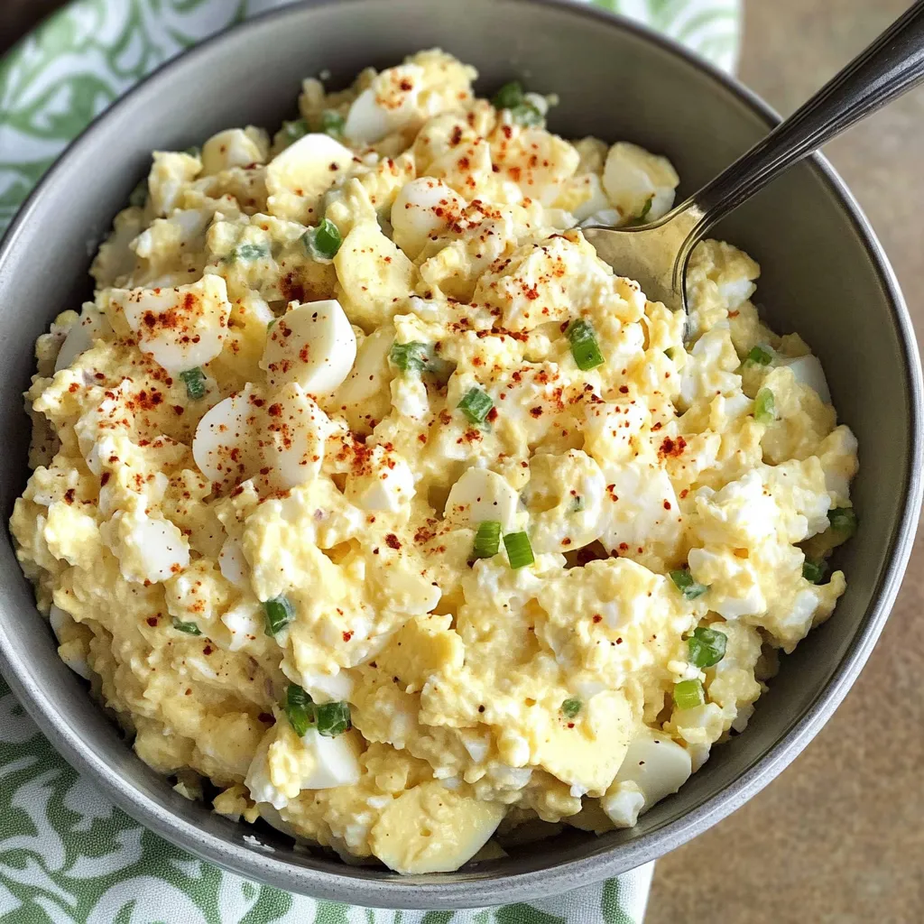 Salade d'Œufs au Fromage Blanc