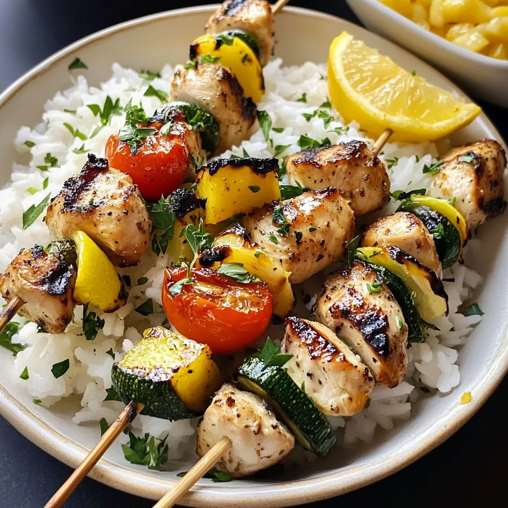 Recette de Brochettes de Poulet Grillées