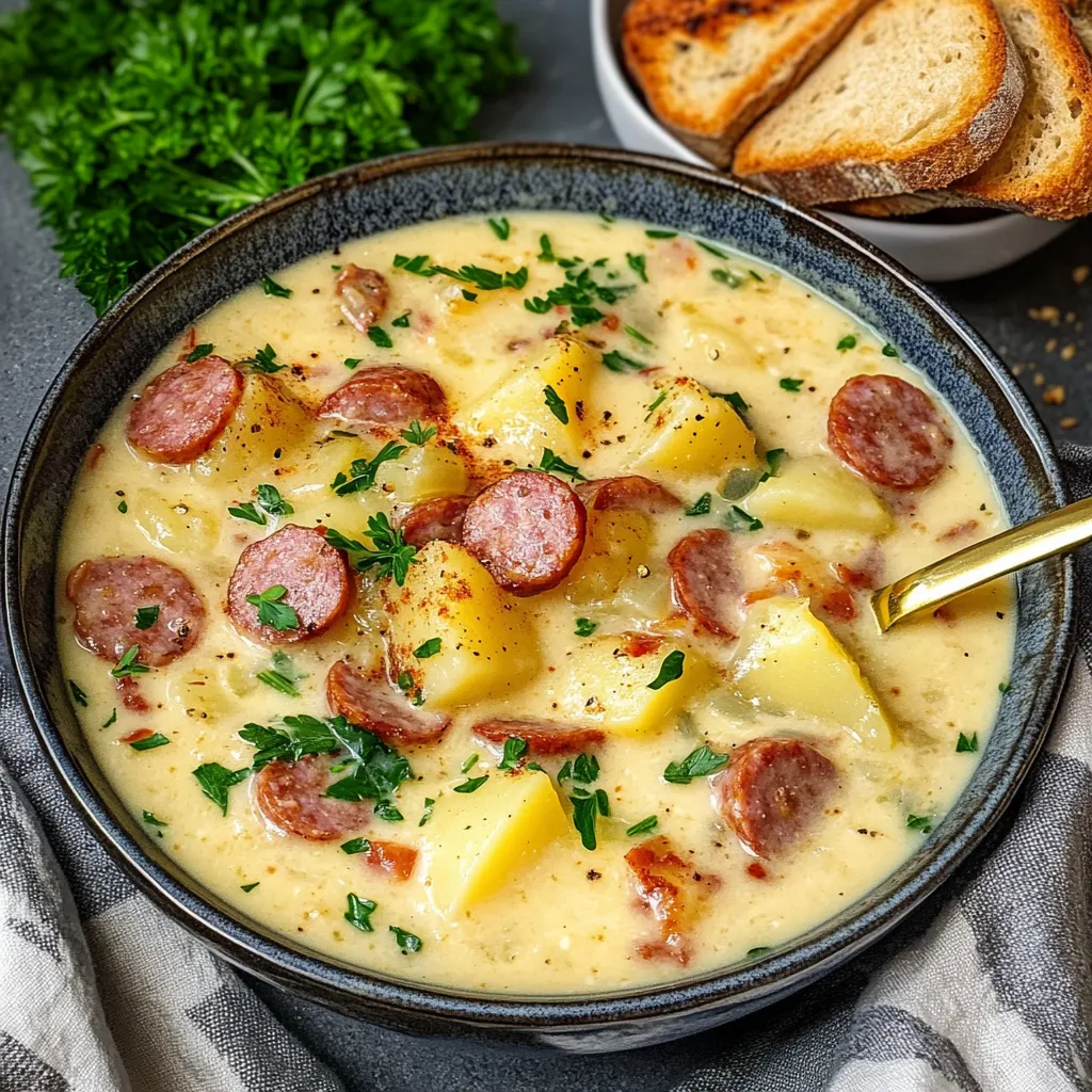 Soupe de kielbasa et pommes de terre