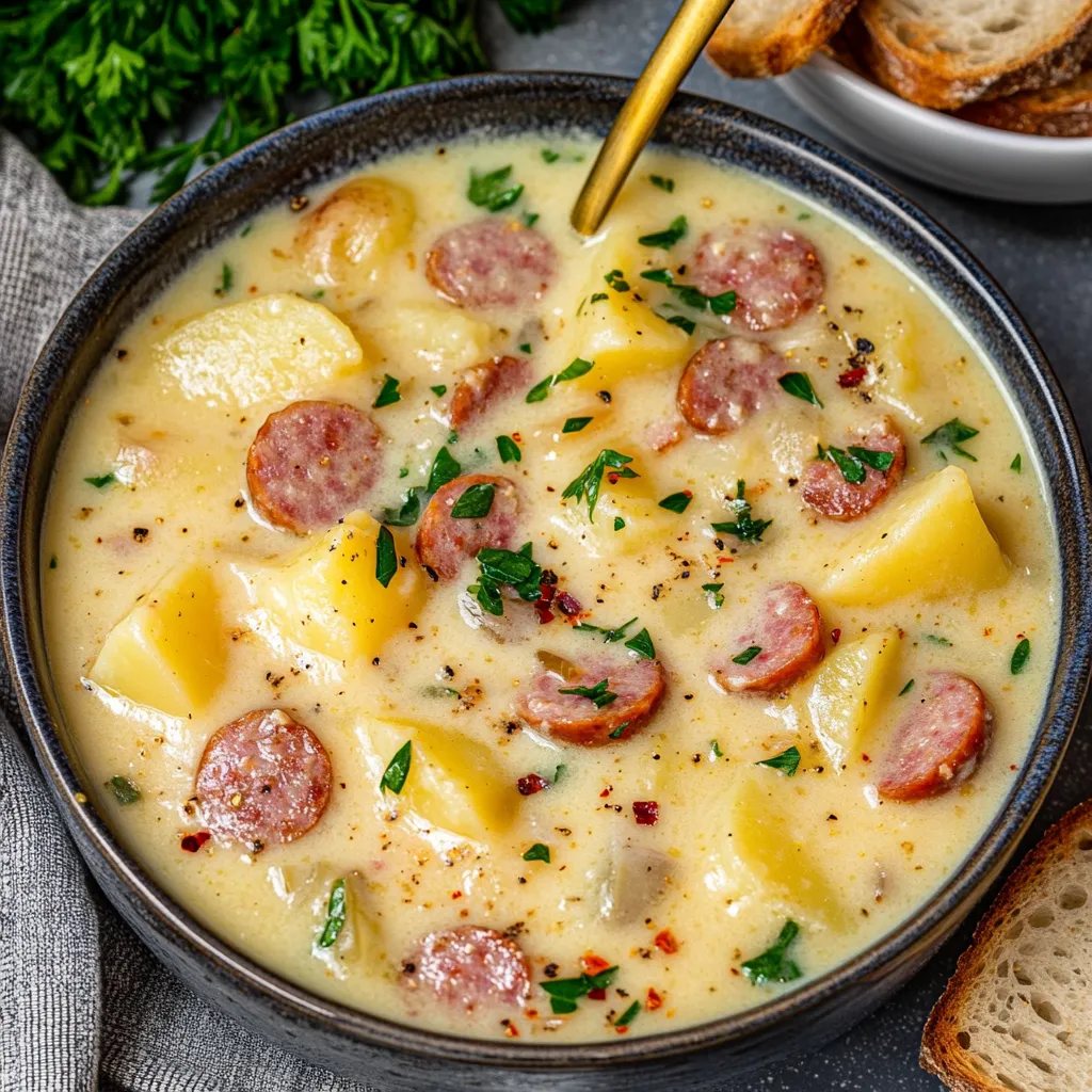 Soupe de Pommes de Terre au Kielbasa