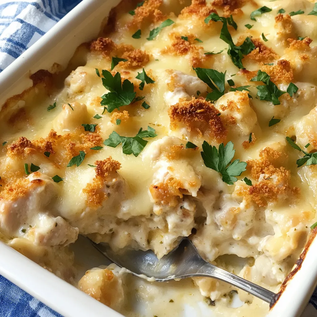 Gratin Facile de Poulet à la Mozzarella