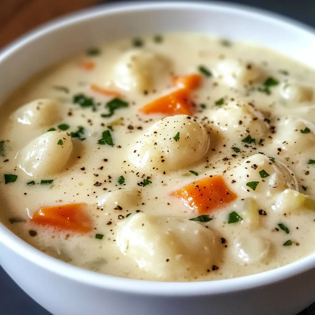 Gnocchis Poulet Velouté