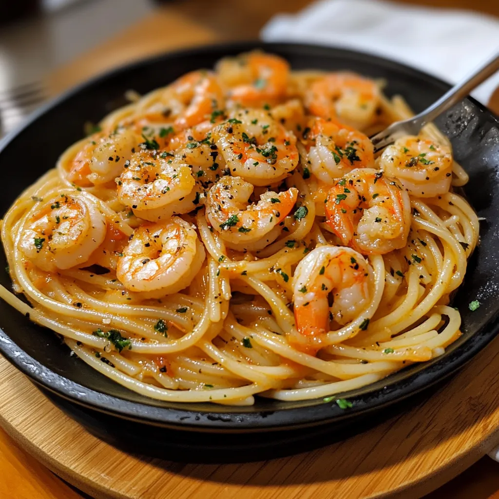 Pâtes aux Crevettes Bang Bang