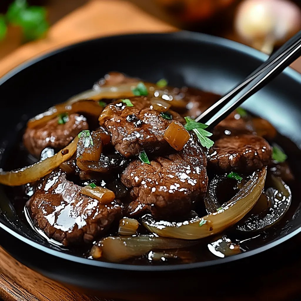 Bœuf Sauté aux Oignons