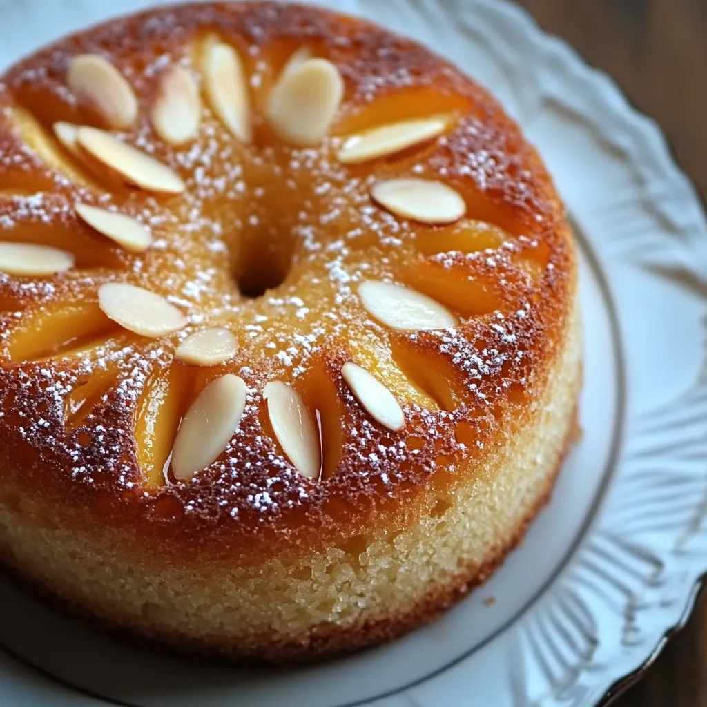 Moelleux aux amandes et compote de pommes