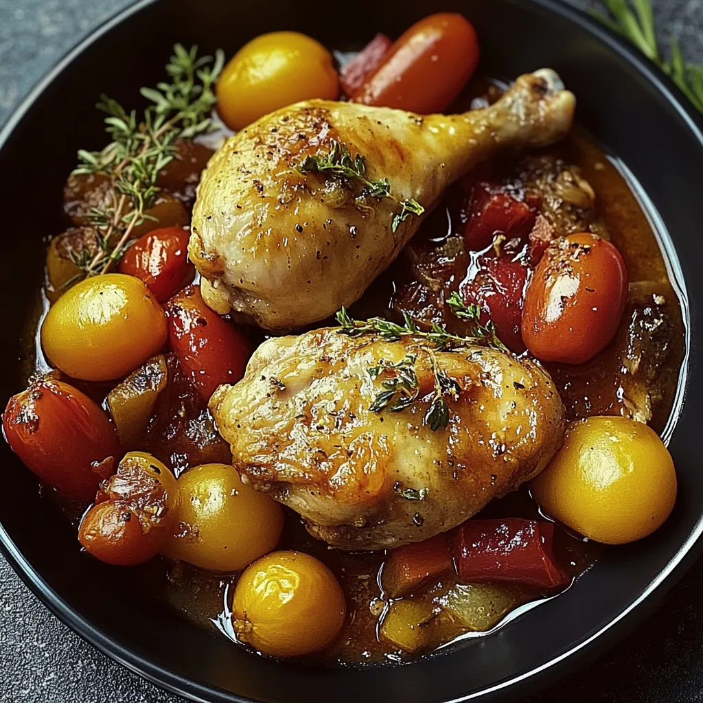 Recette Poulet Basquaise