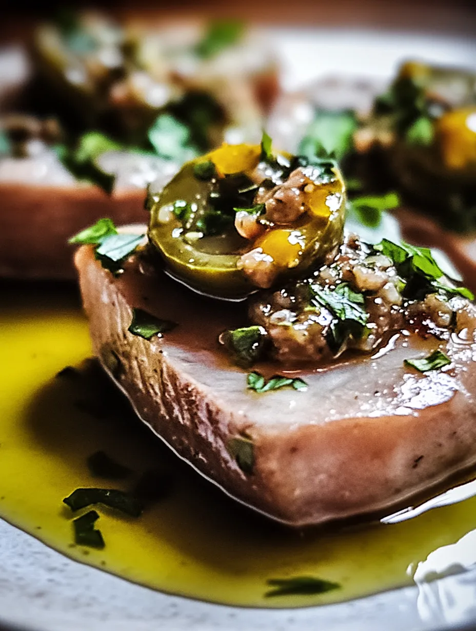 Recette De Thon poêlé tapenade manzanilla