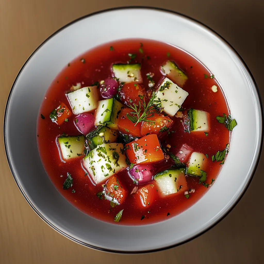 Gaspacho légumes fermentés