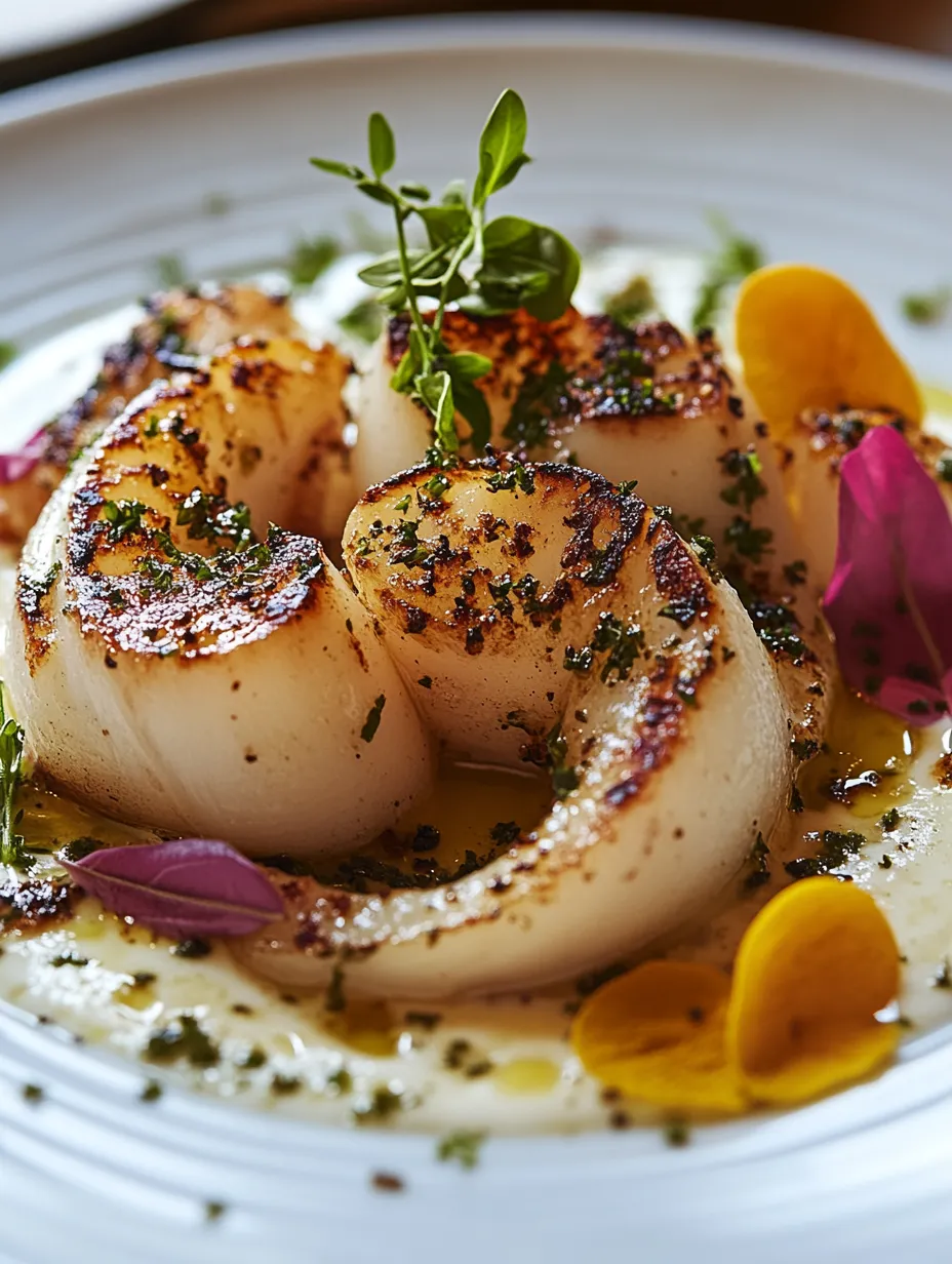 Recette de Calamars Grillés aux Herbes Ricotta