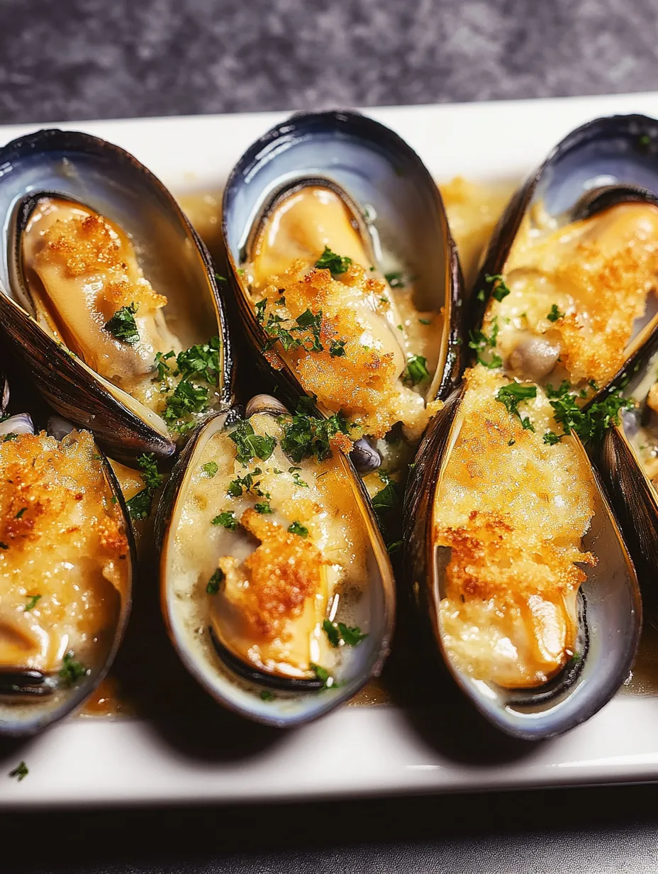 Recette Des Moules Gratinées