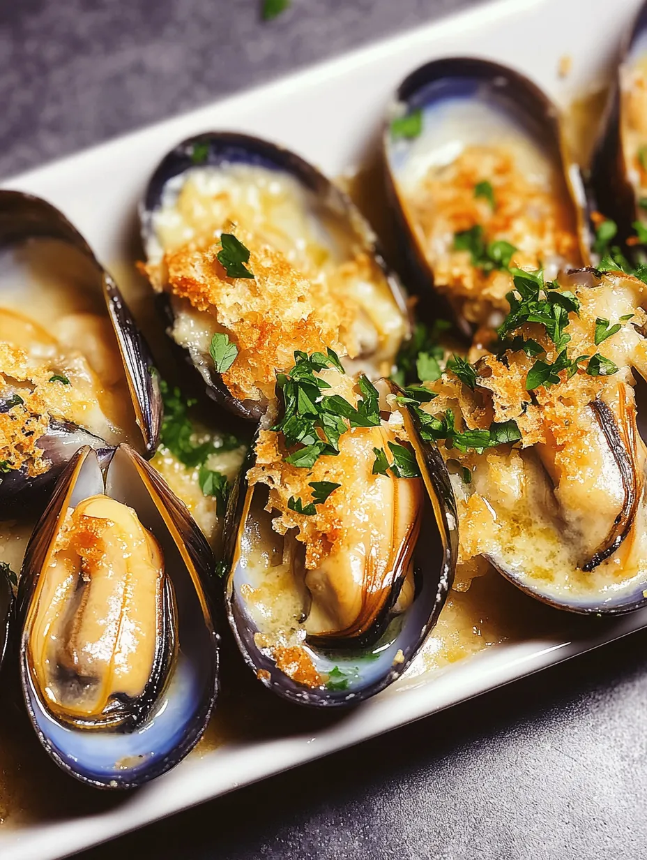 Délicieuse Recette Des Moules Gratinées