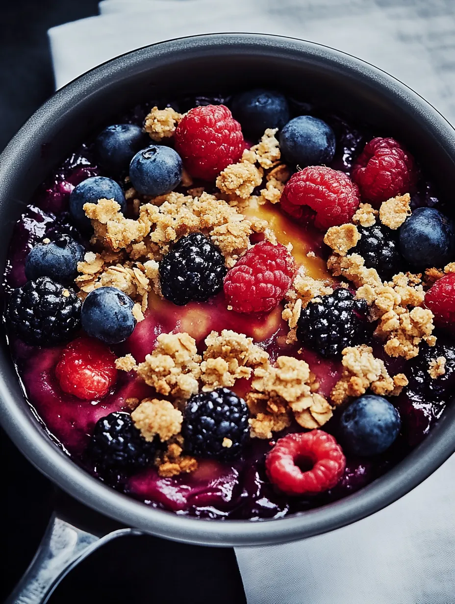 Recette Crumble Fruits Rouges Et Noirs