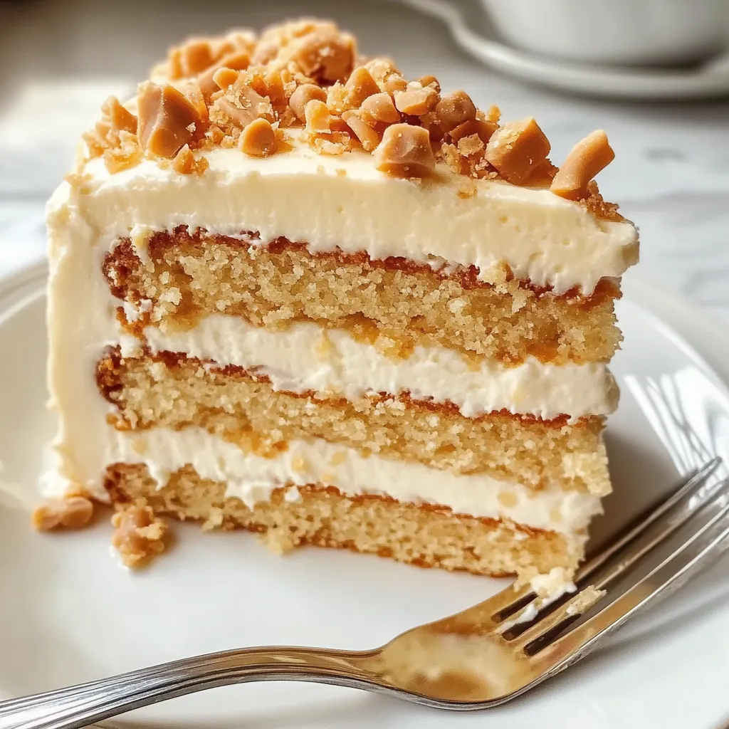 Gros plan du Gâteau Croustillant au Caramel