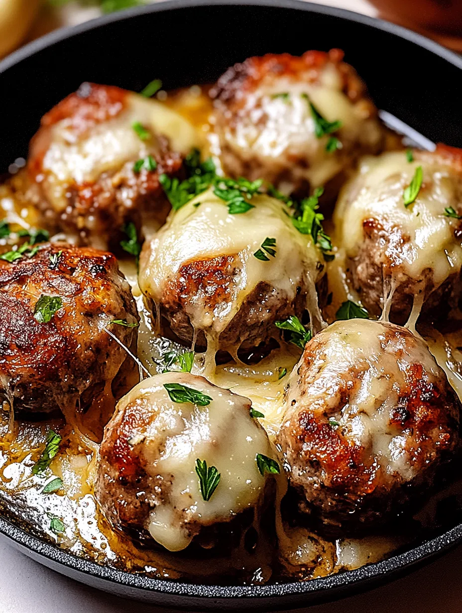 Les Boulettes de viande et oignon au four