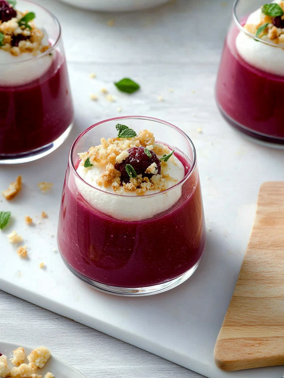 Mousse betterave chèvre