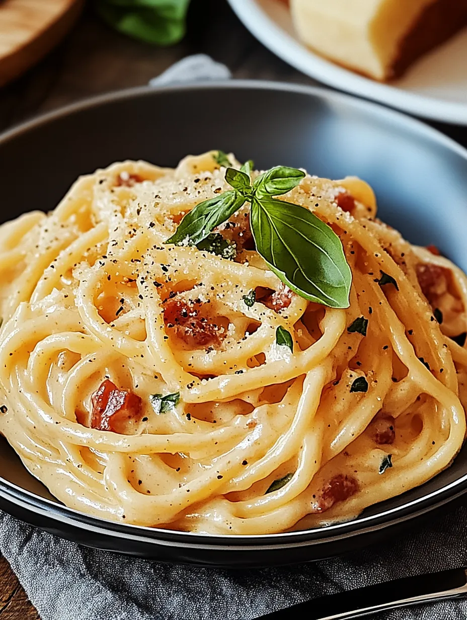 Recette Des Pâtes carbonara épicée