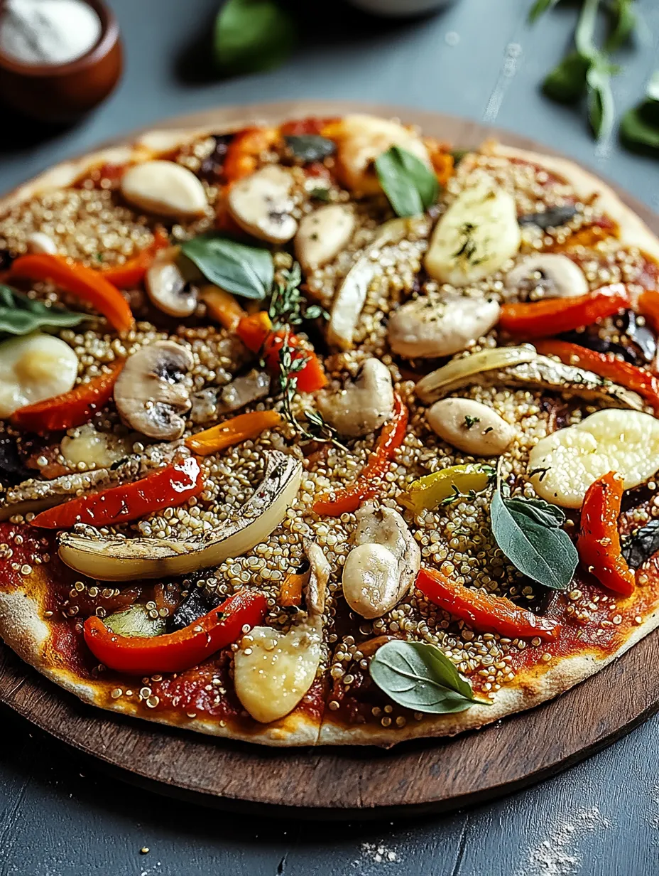 Pizza Quinoa Aux Légumes