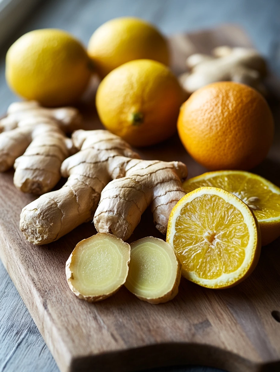 Ingrédients pour ginger shot