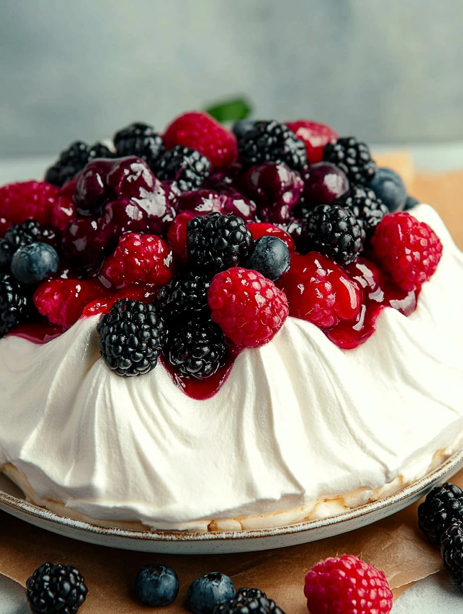 Conseils Pavlova fruits rouges
