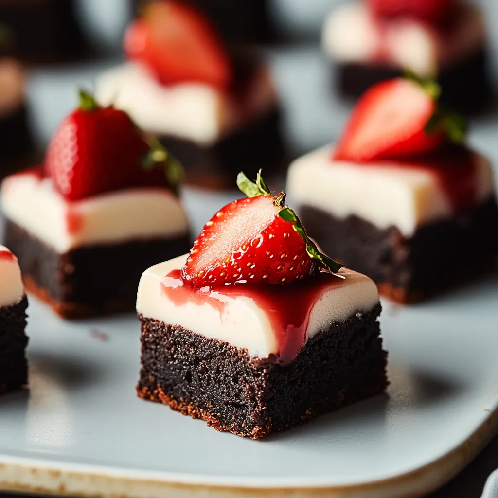 Petits Fours Chocolat Fraises