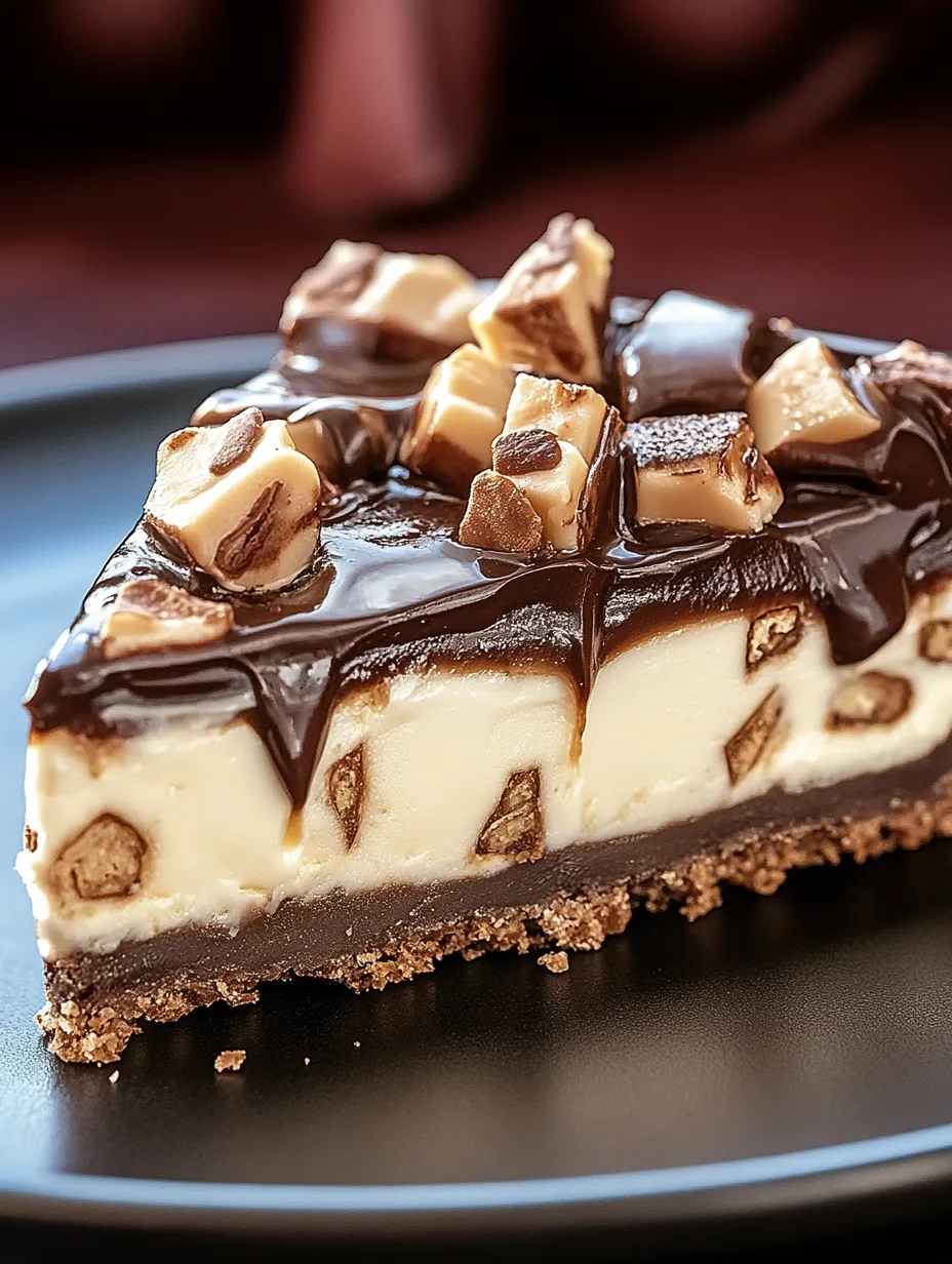 Super Gâteau au fromage Snickers