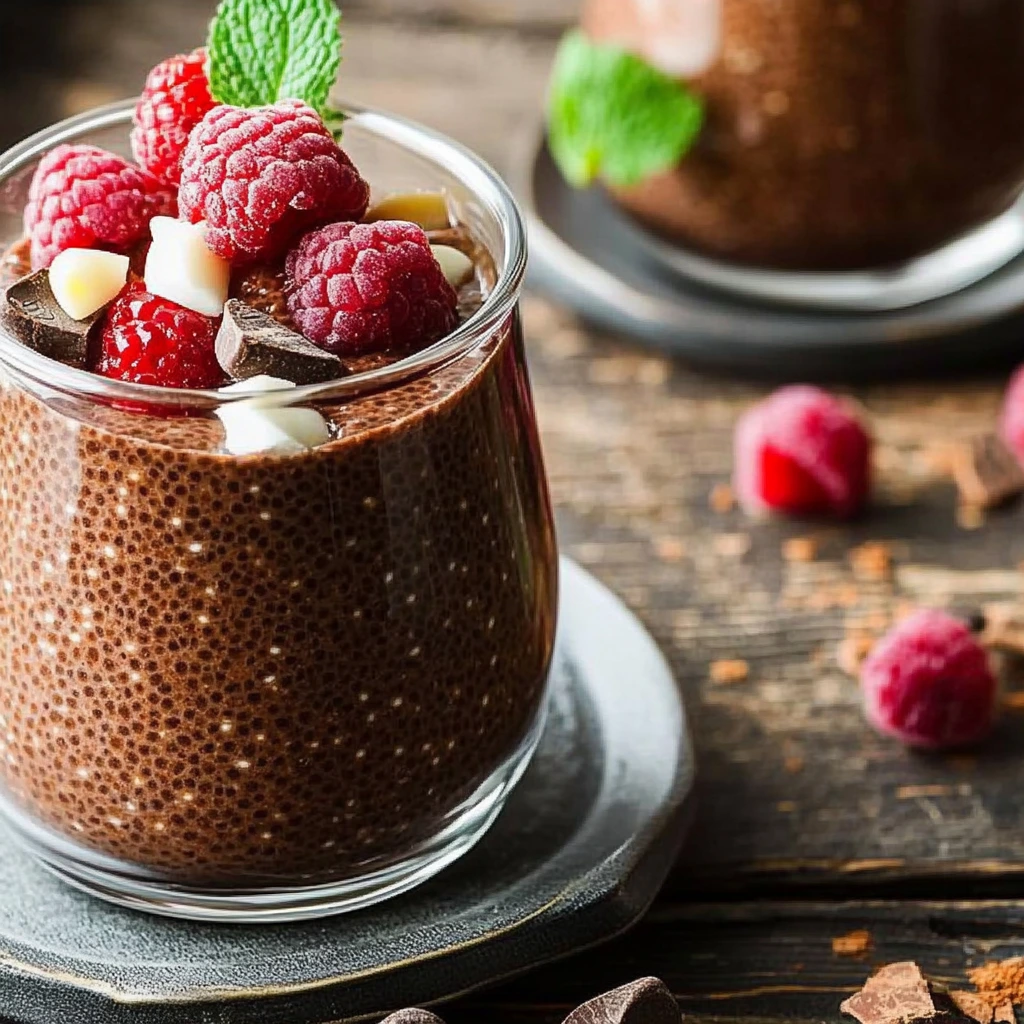 pudding chia chocolat