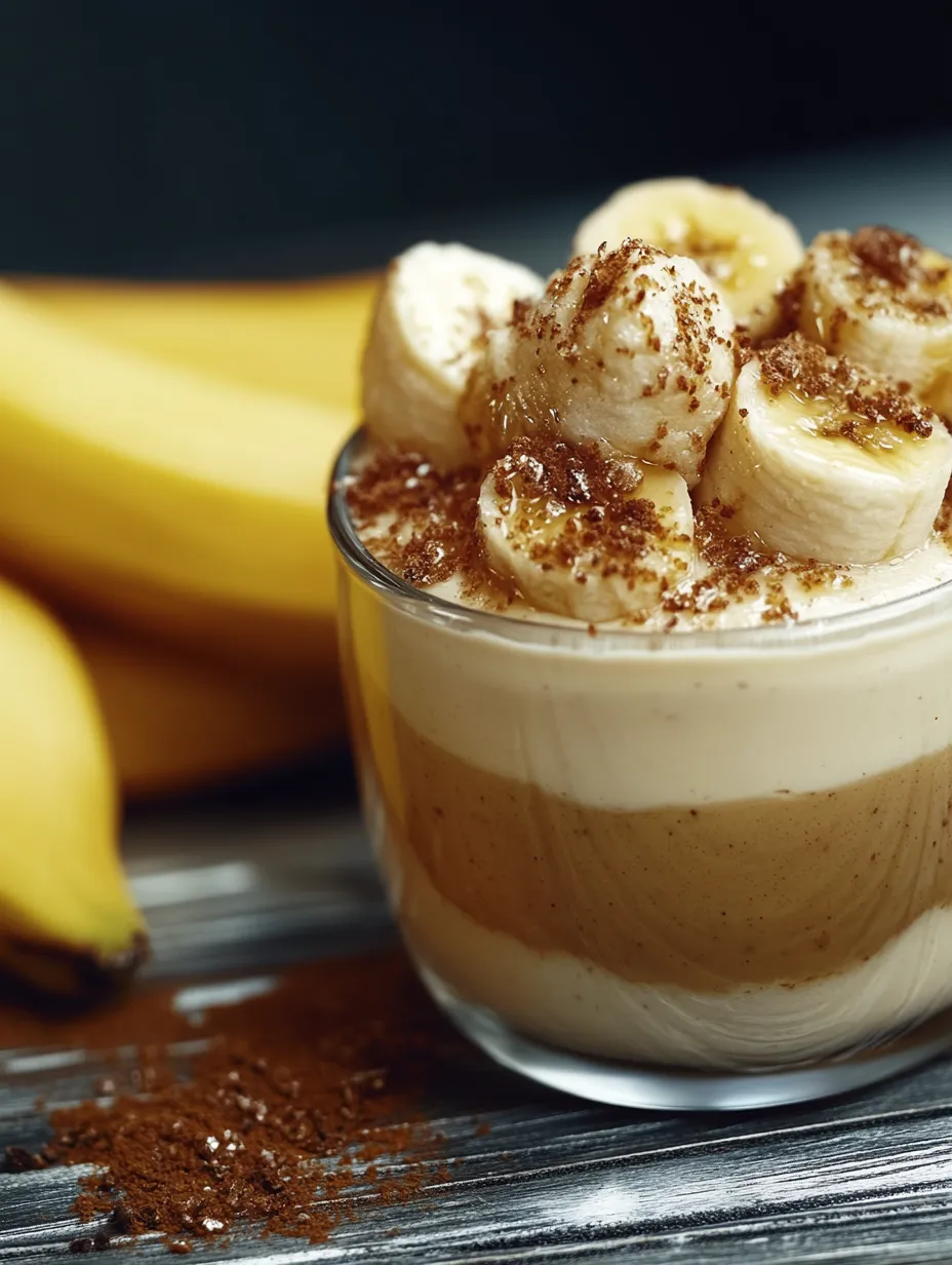 Mousse pommes, cannelle et banane