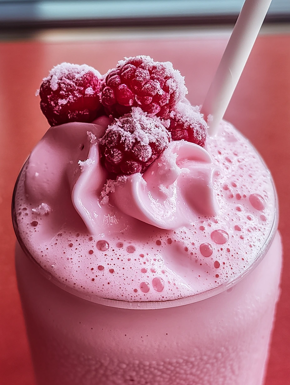 Milkshake fraises frais et fun