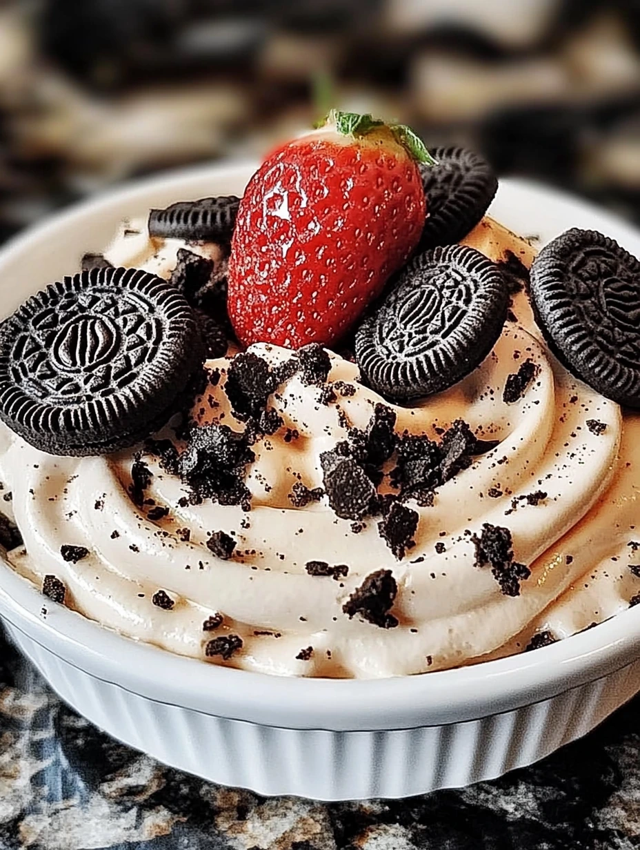 Délicieuse trempette Cheesecake Oreo