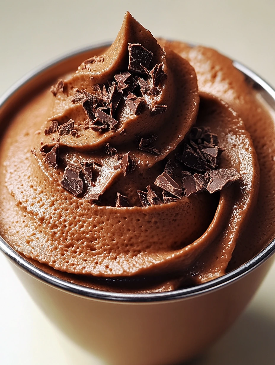 Mousse chocolat légère