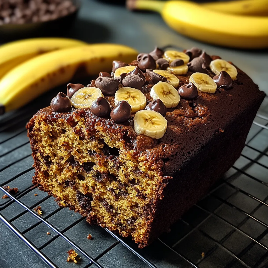 Cake Banane Chocolat