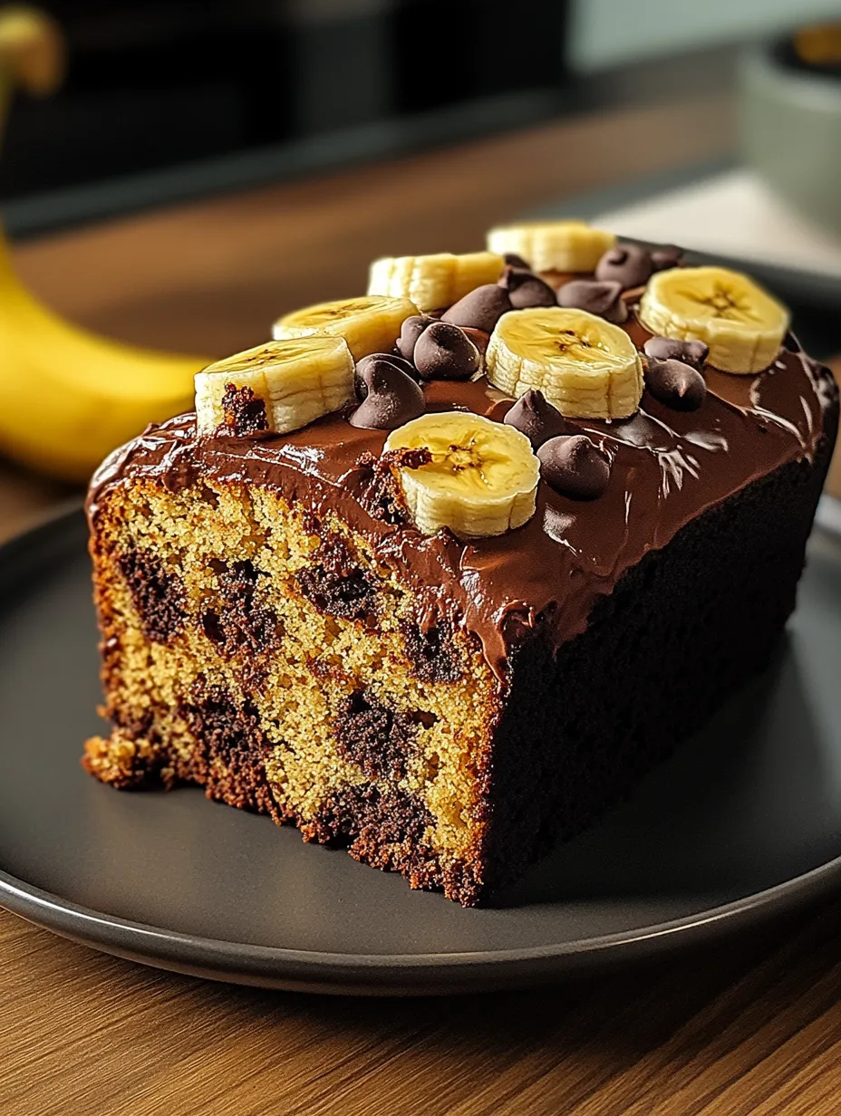 Recette Cake Banane Chocolat