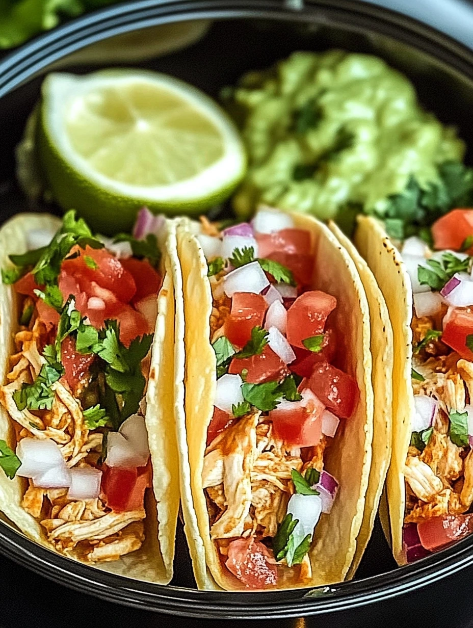 3 tacos au poulet