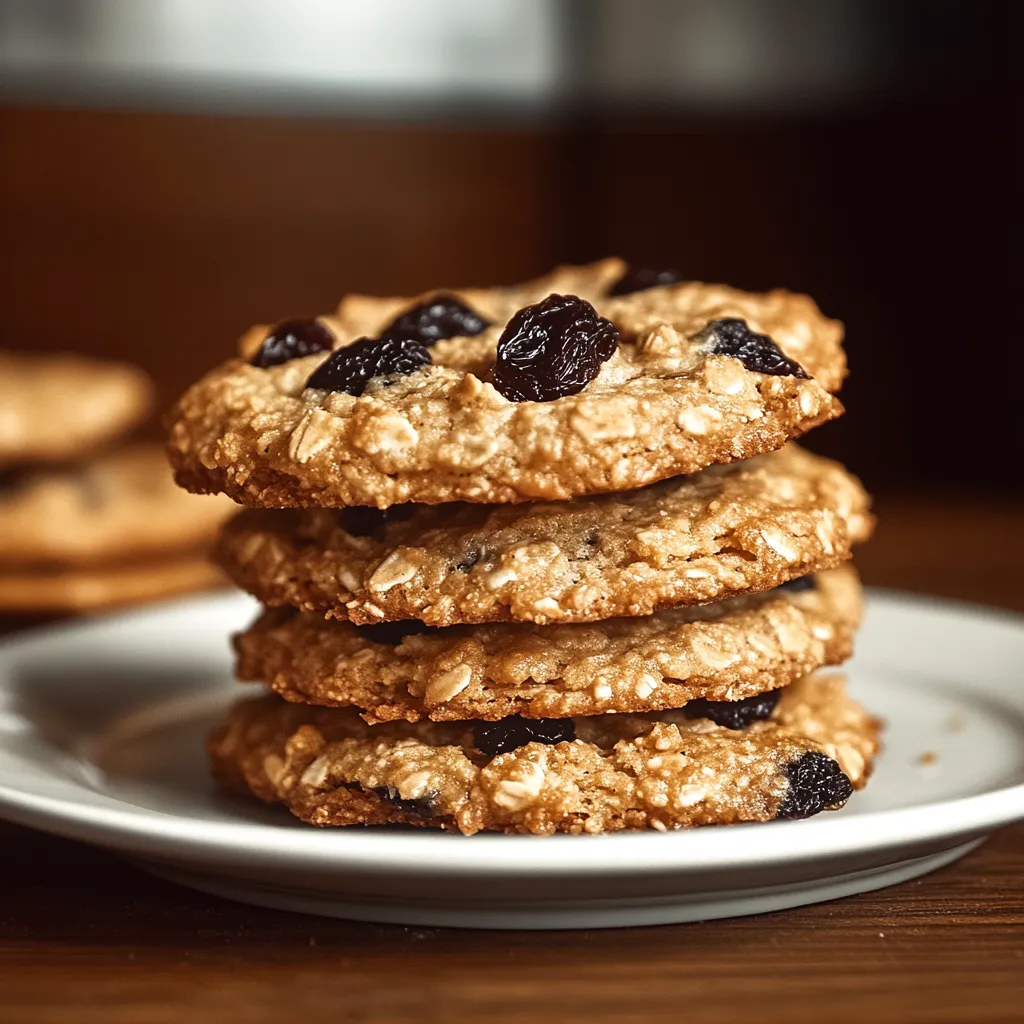 Biscuits Avoine Raisins