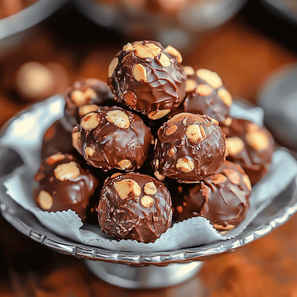 Truffes Ferrero faites maison