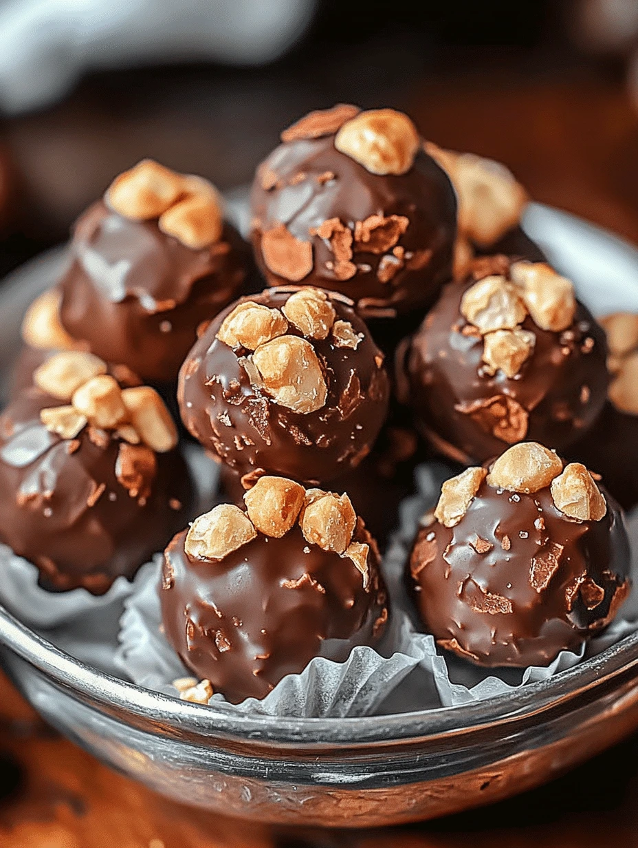 Boules Ferrero Rocher simplifiées