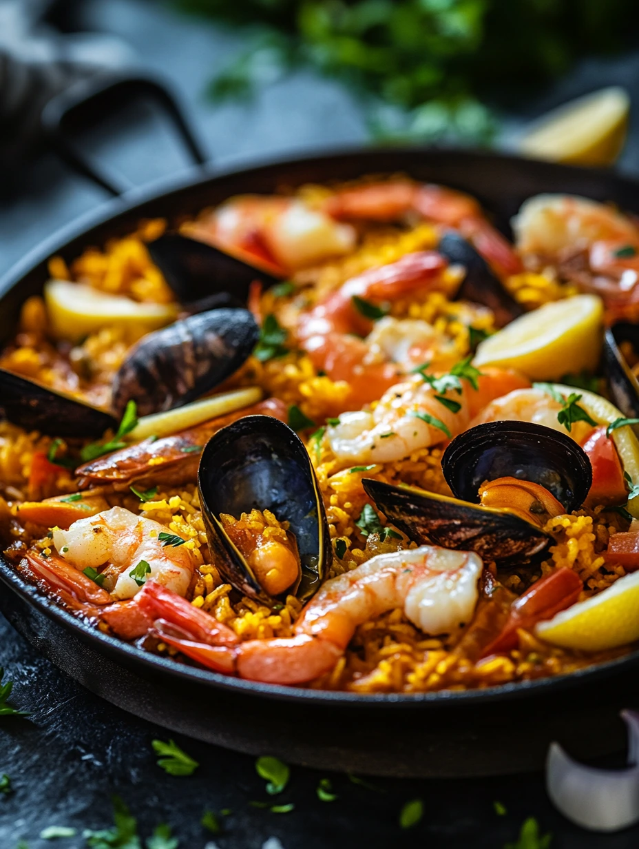 Paella Fruits de Mer gourmande