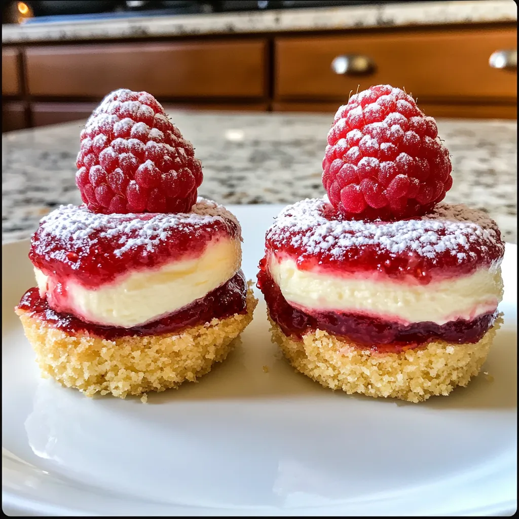 Verrines Cheesecake Citron Framboise