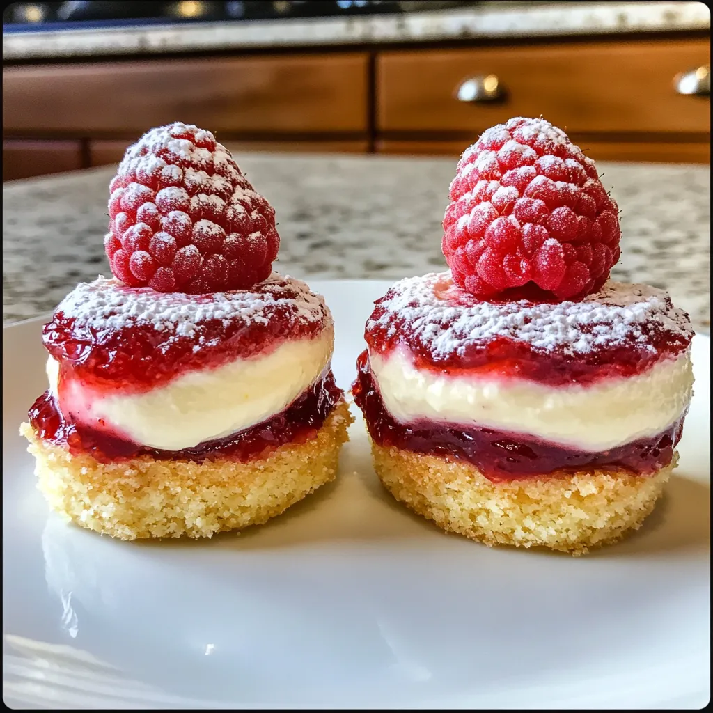Verrines faciles Cheesecake Citron Framboise