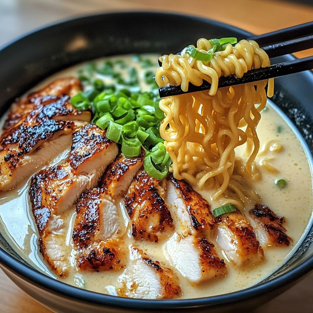 Poulet Ramen Crémeux