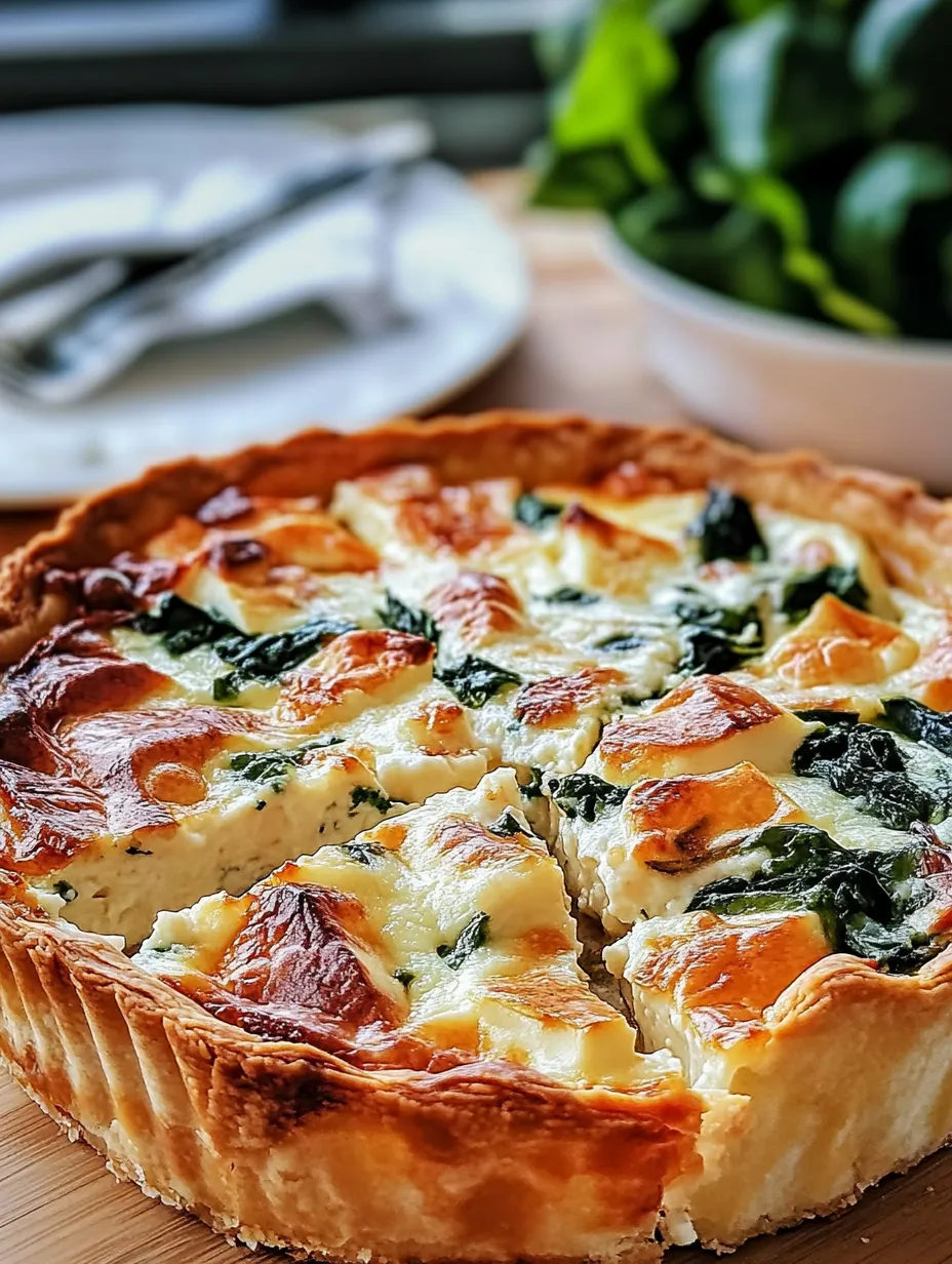 Recette Quiche Boursin et Épinards