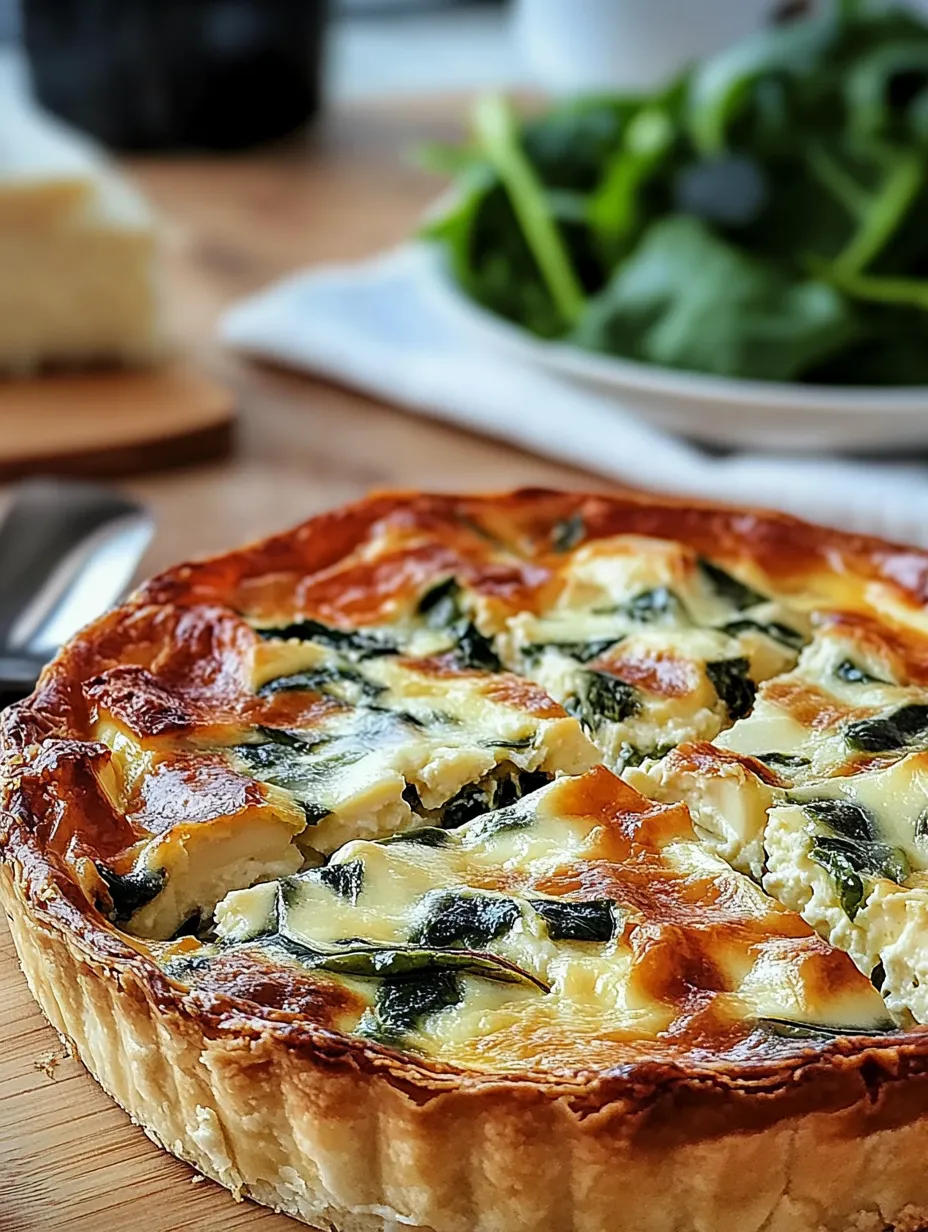 Une Bonne Quiche Boursin et Épinards