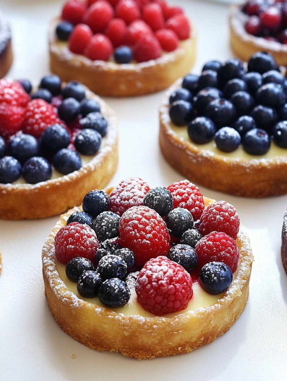 Petites tartes aux fruits rouges extra bonne