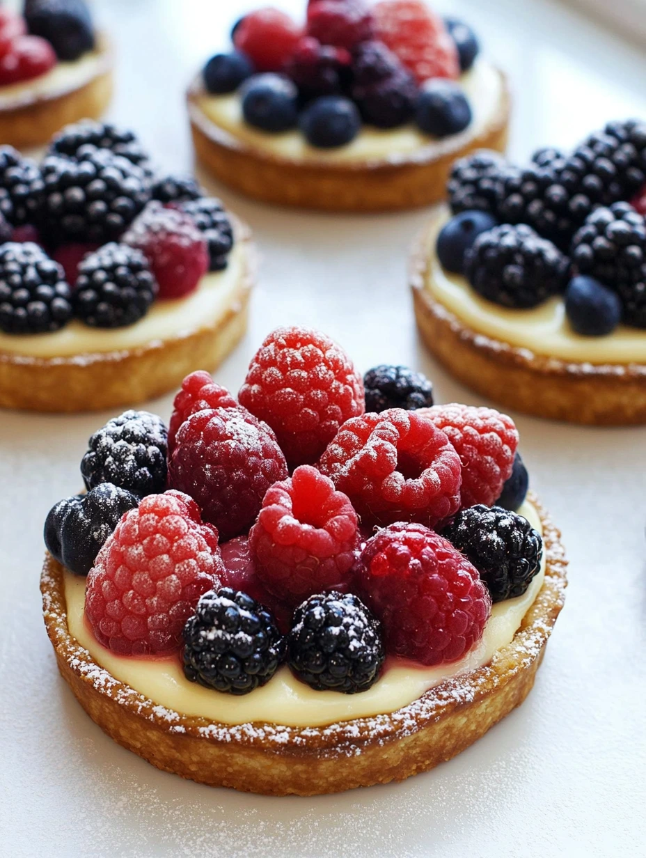 Petites tartelettes aux fruits rouges délicieuses