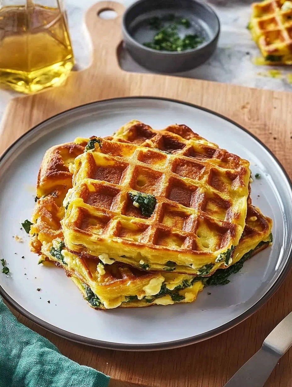 Morceaux de Gaufres Mozza & Légumes