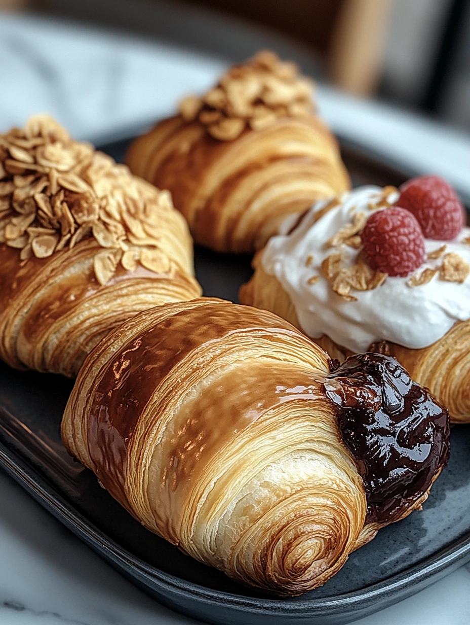 Croissants Circulaires à la confiture