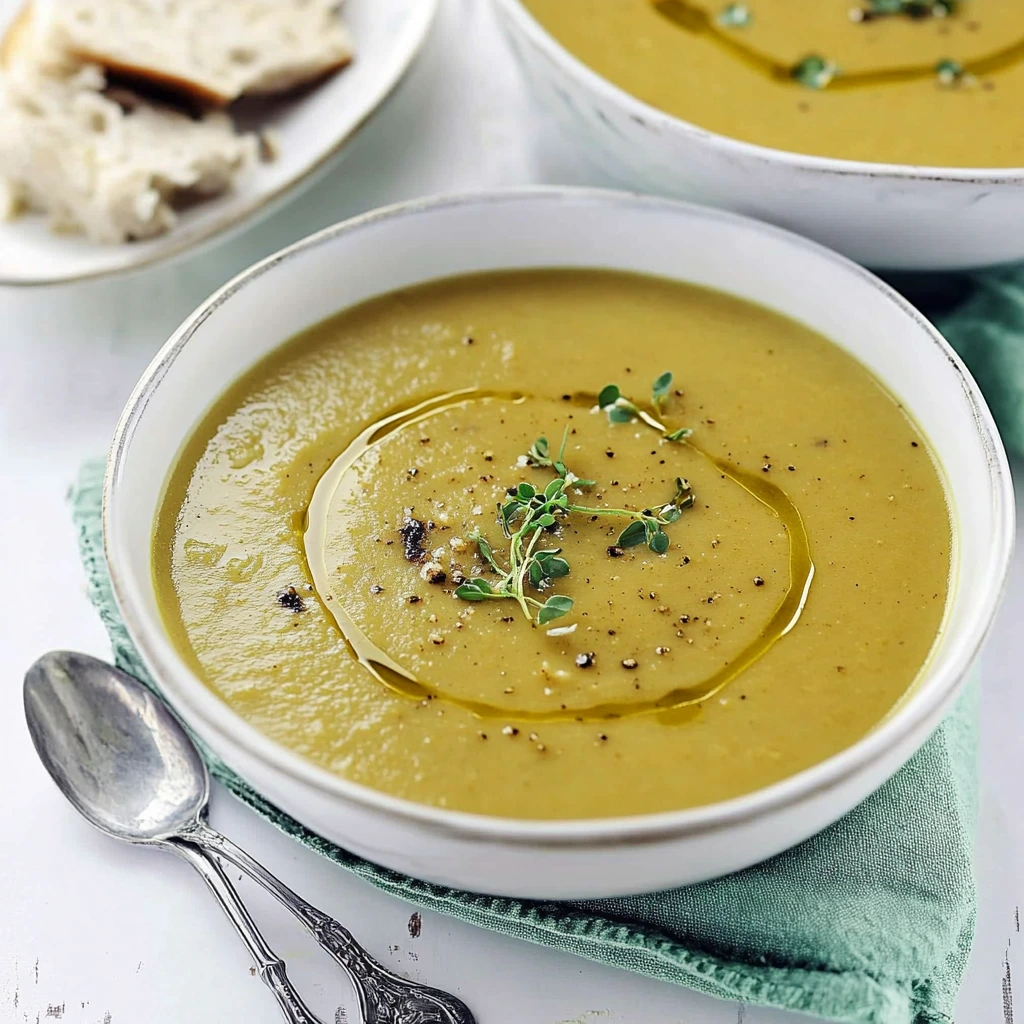 Velouté pois cassés cumin