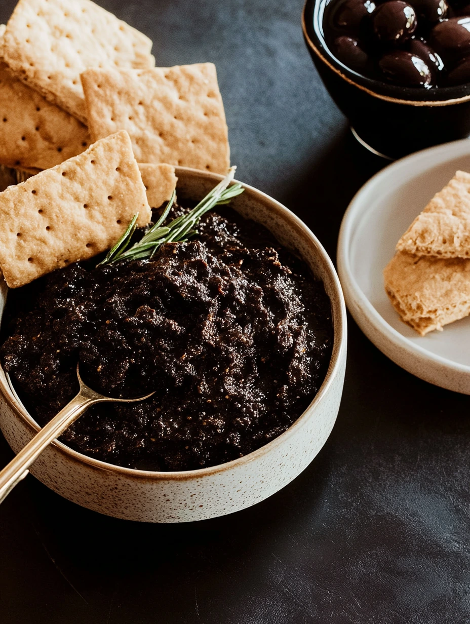 Mousse d'olives noires