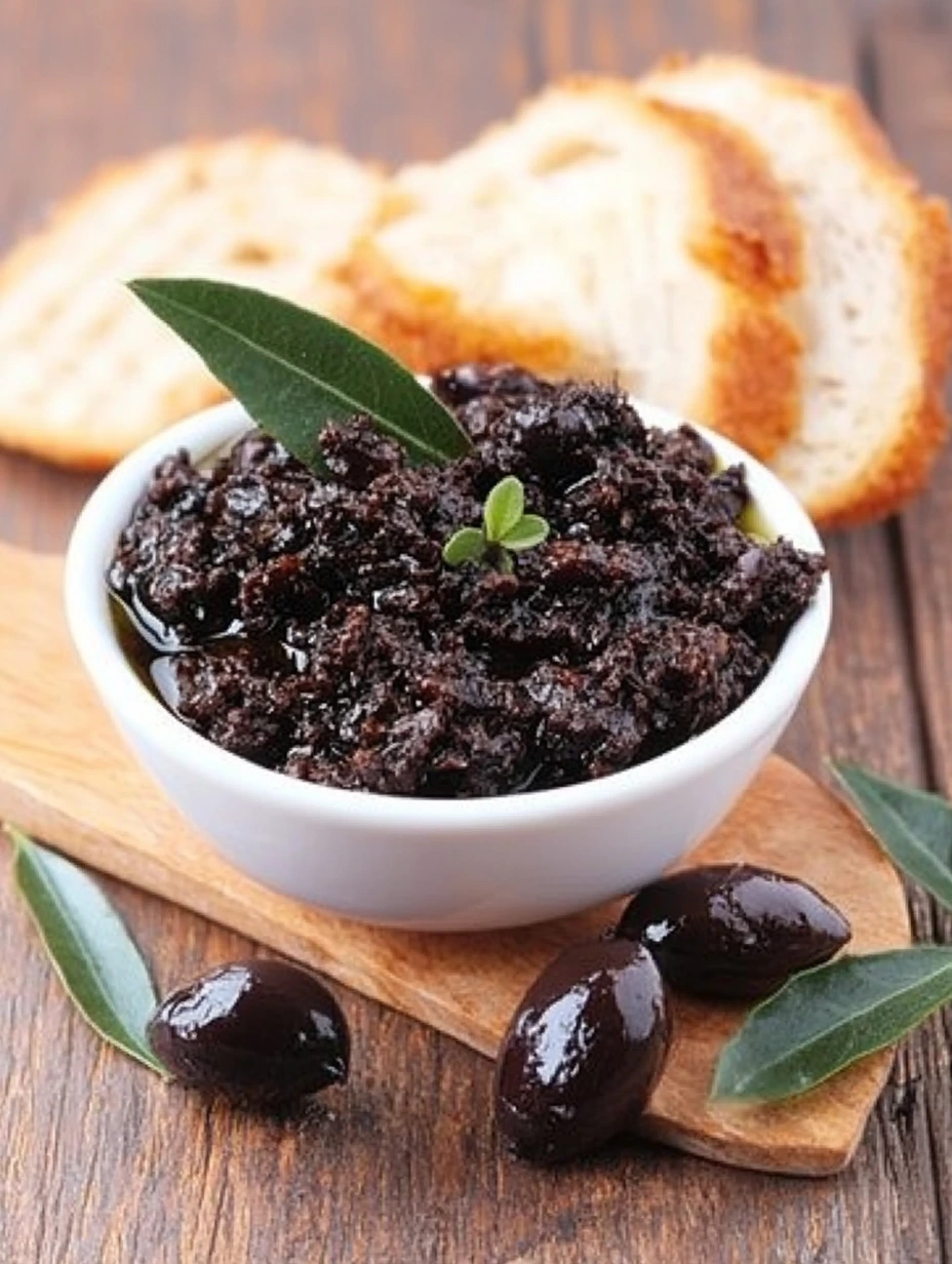 Purée d'olives noires express